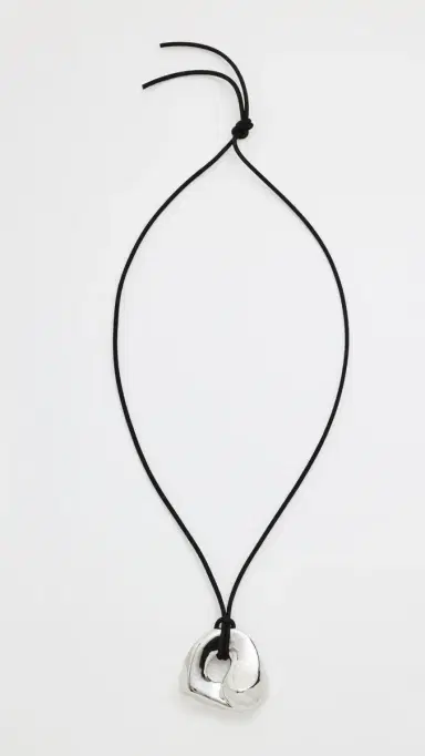 AGMES Gertrude Pendant Necklace Silver One Size | Thumbnail 2