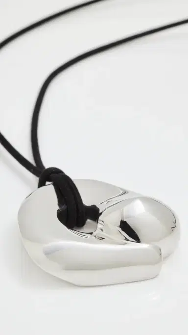 AGMES Gertrude Pendant Necklace Silver One Size | Thumbnail 5