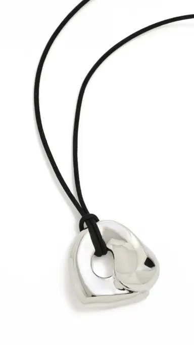 AGMES Gertrude Pendant Necklace Silver One Size | Thumbnail 6