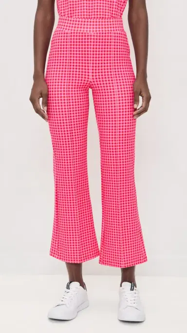 Addison Bay Ponte Waverly Pants Rose Check | Thumbnail 2