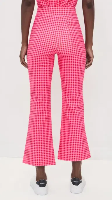 Addison Bay Ponte Waverly Pants Rose Check | Thumbnail 3