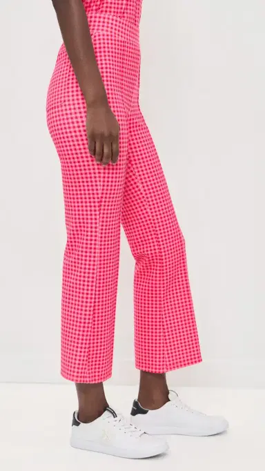 Addison Bay Ponte Waverly Pants Rose Check | Thumbnail 4