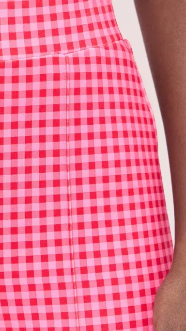 Addison Bay Ponte Waverly Pants Rose Check | Thumbnail 6