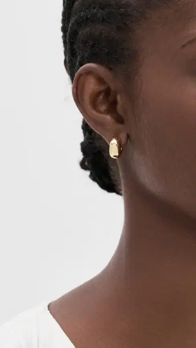 Jenny Bird Mini Tome Hoop Earrings High Polish | Thumbnail 3 Jenny Bird Mini Tome Hoop Earrings High Polish | Thumbnail 3