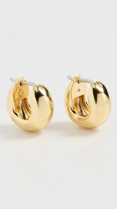 Jenny Bird Mini Tome Hoop Earrings High Polish | Thumbnail 4 Jenny Bird Mini Tome Hoop Earrings High Polish | Thumbnail 4