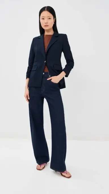 Veronica Beard Battista Dickey Jacket Navy 2 | Thumbnail 5 Veronica Beard Battista Dickey Jacket Navy 2 | Thumbnail 5