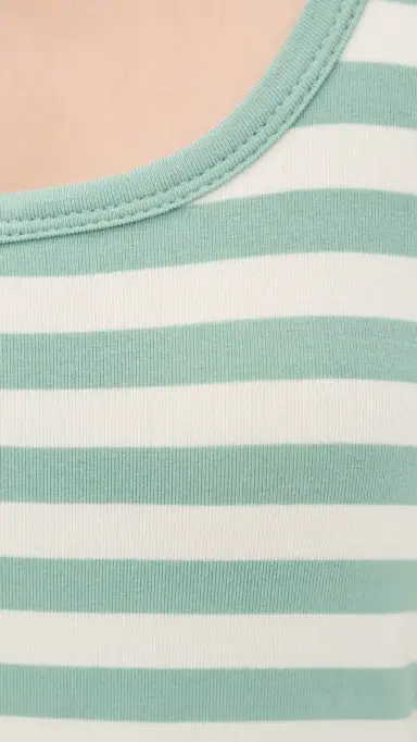Z Supply Kiera Stripe Tank Top Crystal Green | Thumbnail 6