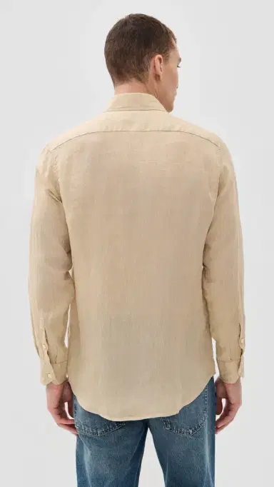 Frescobol Carioca Antonio Linen Shirt and Dune | Thumbnail 3 Frescobol Carioca Antonio Linen Shirt and Dune | Thumbnail 3