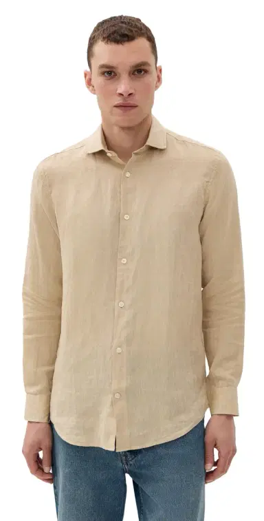Frescobol Carioca Antonio Linen Shirt and Dune | Thumbnail 1 Frescobol Carioca Antonio Linen Shirt and Dune | Thumbnail 1