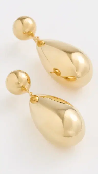 LIÉ STUDIO The Lola Earrings Gold One Size | Thumbnail 4
