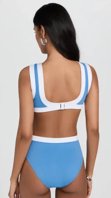 Staud Dolce One Piece Azure/White L | Thumbnail 3