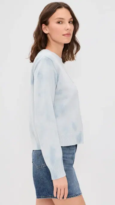 LoveShackFancy Ty Pullover Selvedge Sky | Thumbnail 5 LoveShackFancy Ty Pullover Selvedge Sky | Thumbnail 5