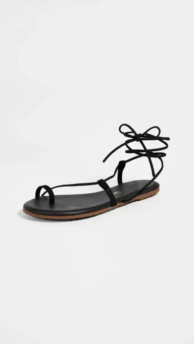 TKEES Jo Lace Up Sandals Bleeker / Black 5 | Thumbnail 2