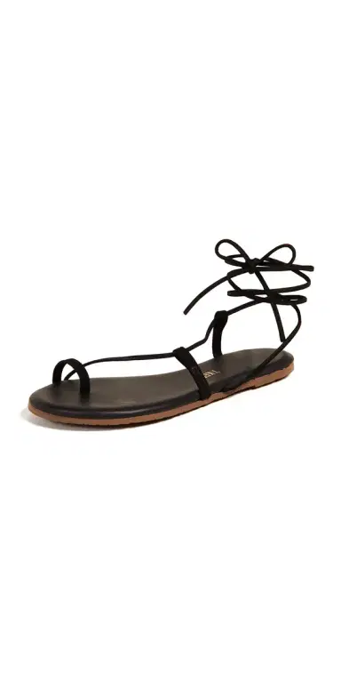 TKEES Jo Lace Up Sandals Bleeker / Black 5 | Thumbnail 1