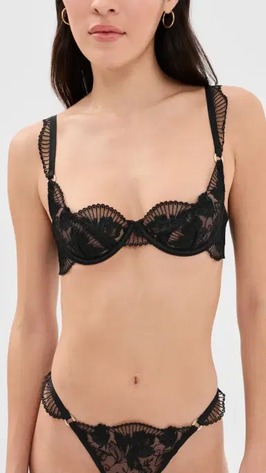 Bluebella Gabriella Wired Bra Black | Thumbnail 2