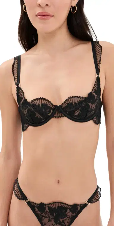 Bluebella Gabriella Wired Bra Black | Thumbnail 1