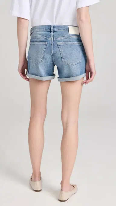 DL1961 Zoie Shorts Maternity: Relaxed 4.5 Lt. Springdale Rolled 24 | Thumbnail 3