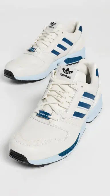 Adidas Golf ZX 800 Spikeless Golf Shoes Off White/Dusky Petrol/Sky 7 | Thumbnail 4
