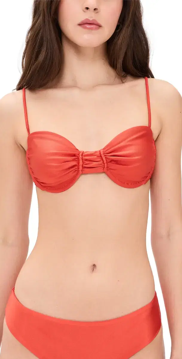 ia Bikini Top Persimmon Sheen