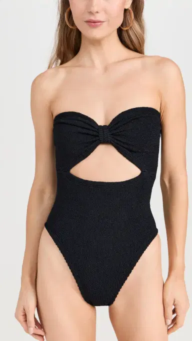Hunza G Alana One Piece Black One Size | Thumbnail 2