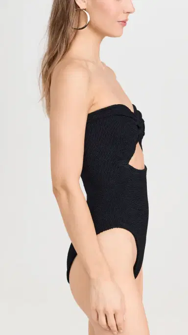 Hunza G Alana One Piece Black One Size | Thumbnail 4