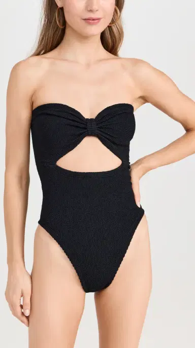Hunza G Alana One Piece Black One Size | Thumbnail 5