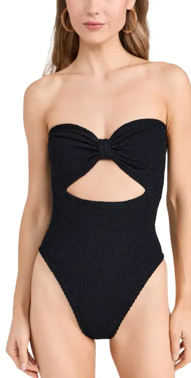 Hunza G Alana One Piece Black One Size | Thumbnail 1