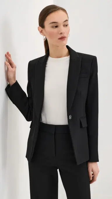 Veronica Beard Single Breasted Miller Jacket Black 0 | Thumbnail 2 Veronica Beard Single Breasted Miller Jacket Black 0 | Thumbnail 2