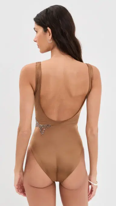 Staud Lea One Piece Bronze M | Thumbnail 4 Staud Lea One Piece Bronze M | Thumbnail 4