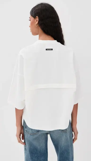 HALFBOY Sweat T-Shirt Optic White | Thumbnail 3