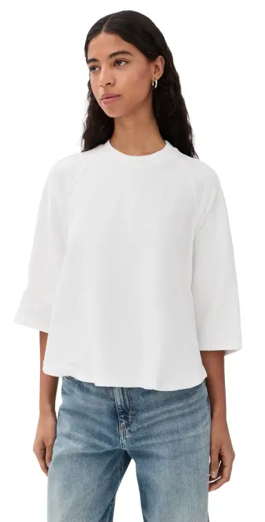 HALFBOY Sweat T-Shirt Optic White | Thumbnail 1