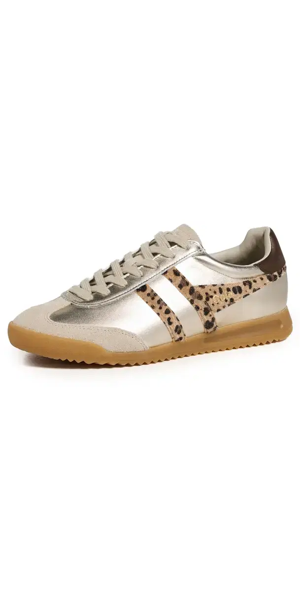Torpedo Glimmer Safari Sneakers Gold/Leopard/Dark Brown