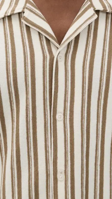 Madewell Cotton Stripe Shirt Stripe aple Seed | Thumbnail 6 Madewell Cotton Stripe Shirt Stripe aple Seed | Thumbnail 6