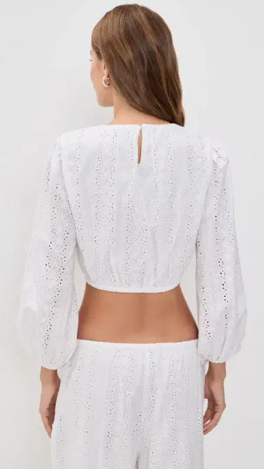 Playa Lucila Top White M | Thumbnail 3