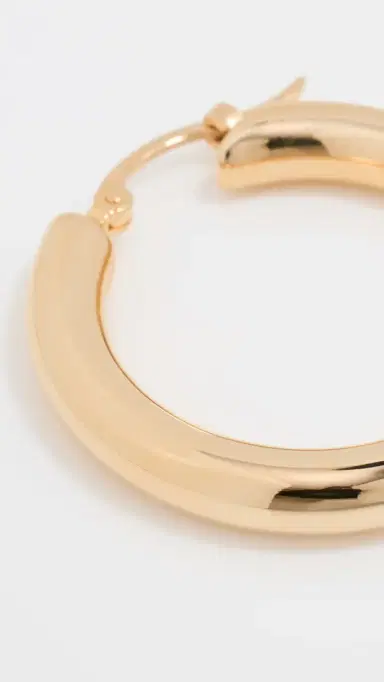 Ariel Gordon Jewelry 14k Gold Junior Helium Hoops Gold One Size | Thumbnail 5