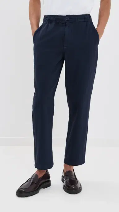 Wax London Cotton Kurt Trousers Navy 38 | Thumbnail 2 Wax London Cotton Kurt Trousers Navy 38 | Thumbnail 2
