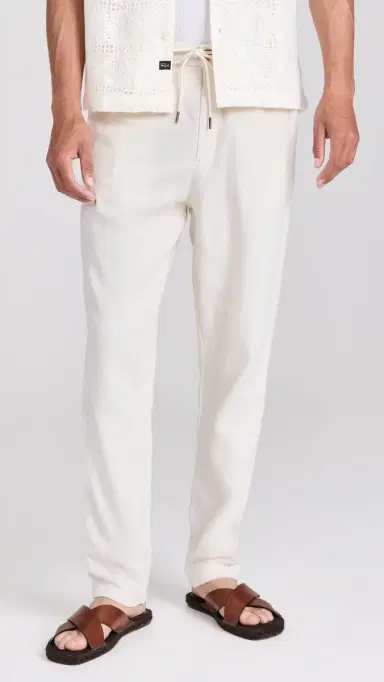 RAILS Callum Drawstring Pants Ecru L | Thumbnail 2