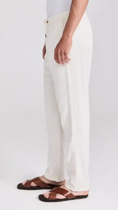 RAILS Callum Drawstring Pants Ecru L | Thumbnail 4