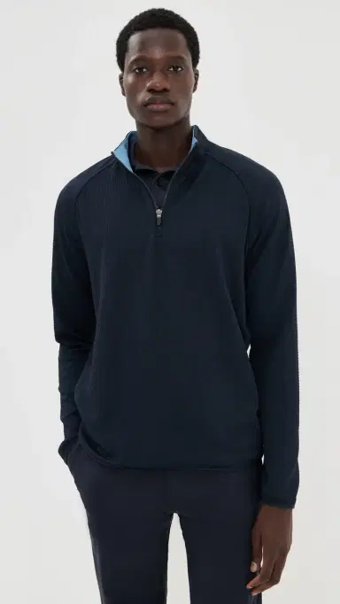 Rhone Founder's Golf Quarter Zip True Navy M | Thumbnail 2 Rhone Founder's Golf Quarter Zip True Navy M | Thumbnail 2