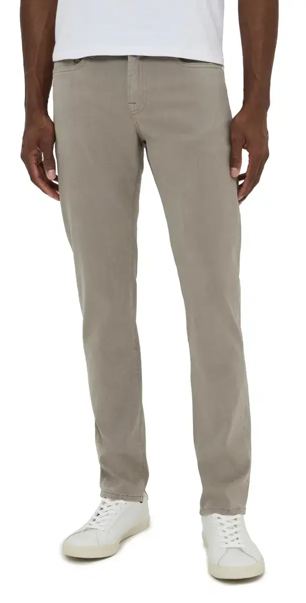 L'Homme Slim Twill Jeans Stone Grey