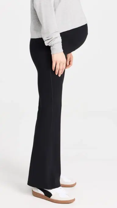 Splits59 Raquel Airweight Maternity Flare Leggings Black S | Thumbnail 4