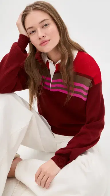 Staud Sail Top Cardinal Multi Stripe | Thumbnail 2