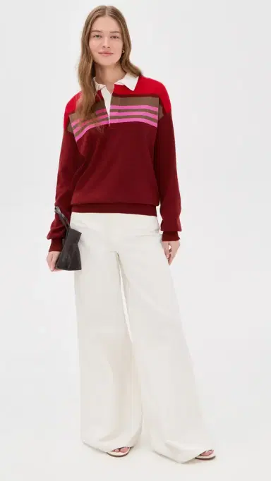 Staud Sail Top Cardinal Multi Stripe | Thumbnail 6