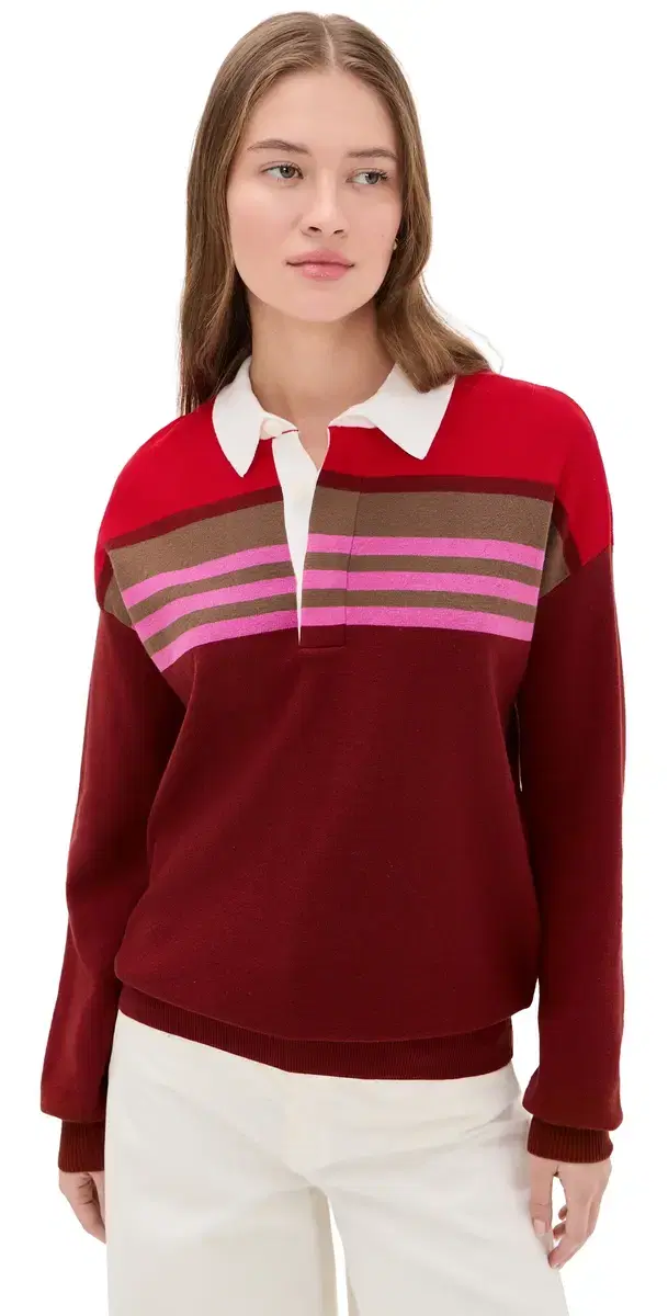 STAUD ail Top Cardinal Multi tripe