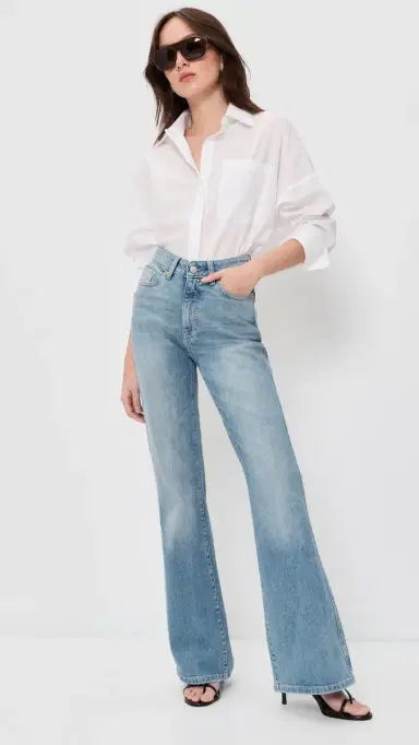 DL1961 Claira Contoured Instasculpt Jeans Olympic | Thumbnail 5