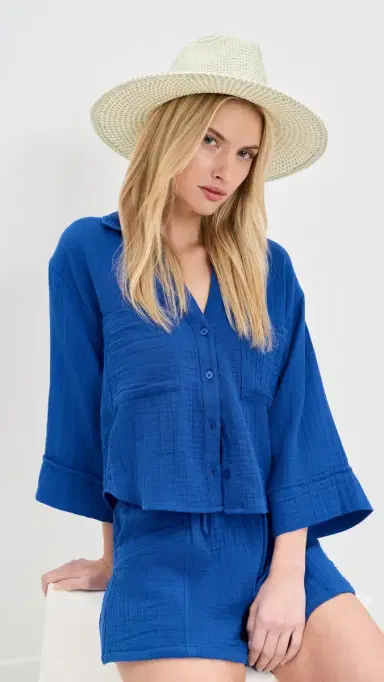 Hat Attack Color Novelty Packable Hat Bleach/Sage | Thumbnail 3