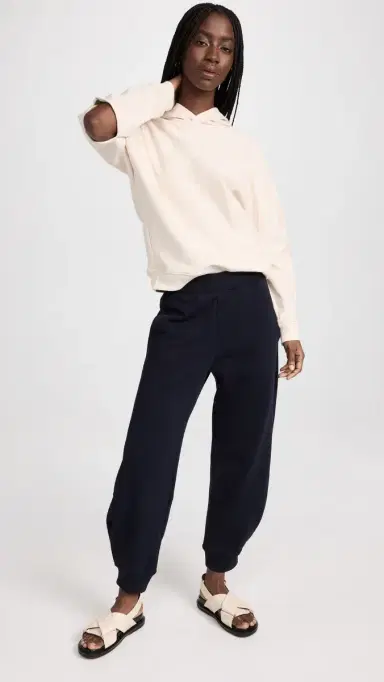 Tibi Calder Long Length Sweatpants Navy | Thumbnail 5 Tibi Calder Long Length Sweatpants Navy | Thumbnail 5