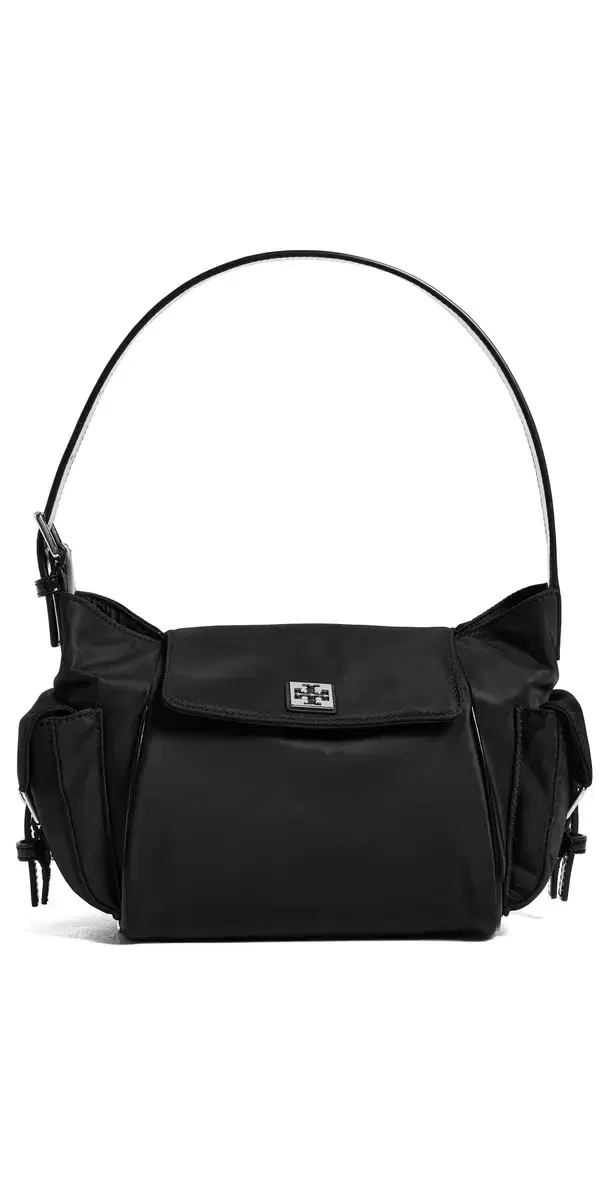Tory Burch Virginia Pocket Shoulder Bag Black One Size