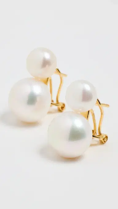 Shashi Bianca Pearl Earrings Pearl | Thumbnail 2 Shashi Bianca Pearl Earrings Pearl | Thumbnail 2