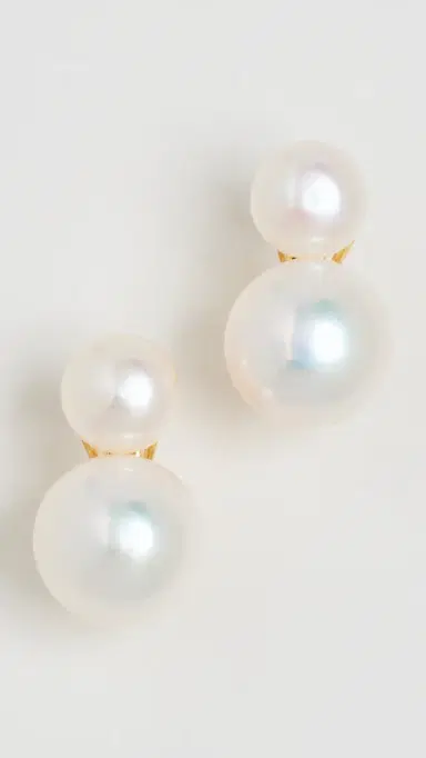Shashi Bianca Pearl Earrings Pearl | Thumbnail 4 Shashi Bianca Pearl Earrings Pearl | Thumbnail 4